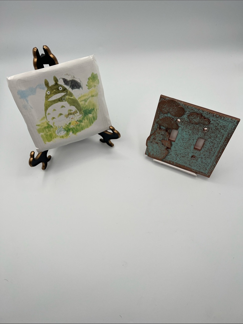 Totoro Double Switch Plate